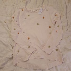 Metallic star loungewear